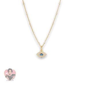 JOY DRAVECKY Sapphire Eye Pendant Necklace